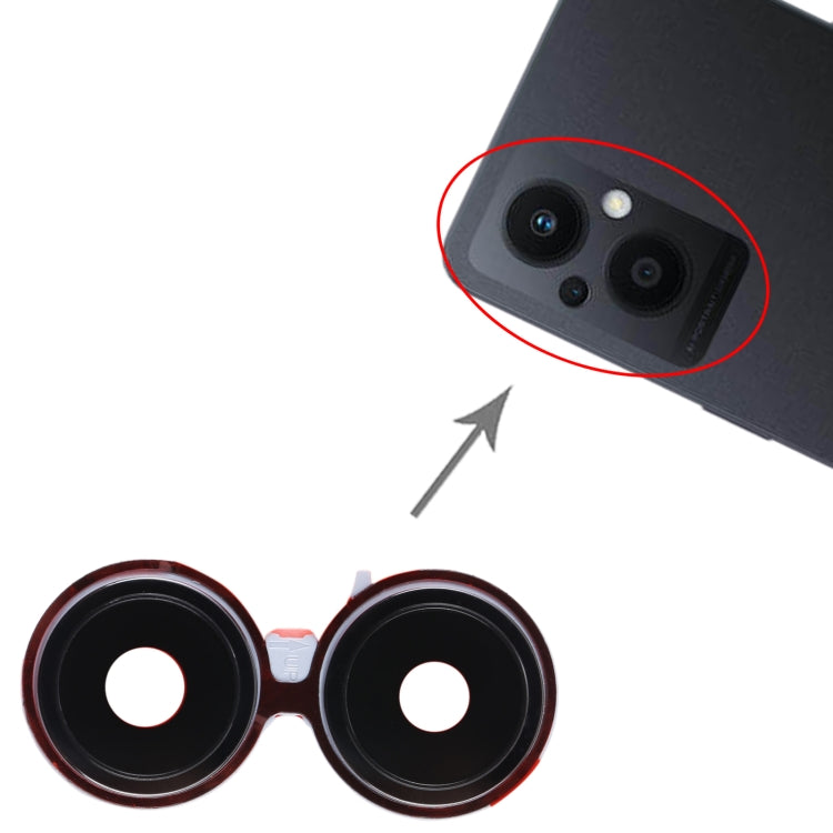 Original Camera Lens Cover, For OPPO Reno8 Lite 5G — Silver