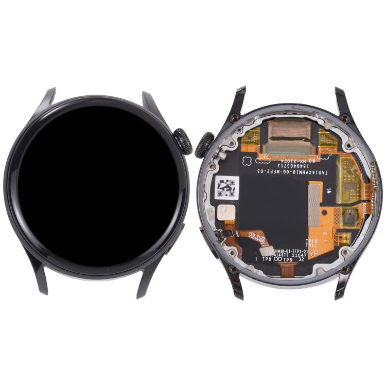 Original LCD Screen and Digitizer Full Assembly With Frame for Huawei Watch 3