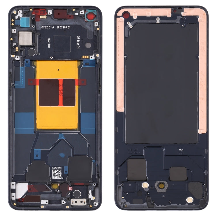 PEQM00 CPH2251 Original Front Housing LCD Frame Bezel Plate, For OPPO Reno6 5G