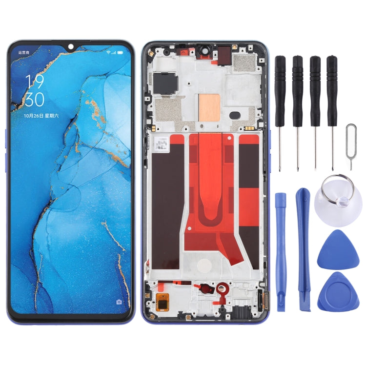 Original LCD Screen and Digitizer Full Assembly with Frame For OPPO Reno3 5G/Reno3 Youth/F15/Find X2 Lite/K7 5G — view 8