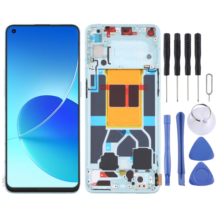 Original LCD Screen and Digitizer Full Assembly with Frame For OPPO Reno6 5G PEQM00 CPH2251 — view 6