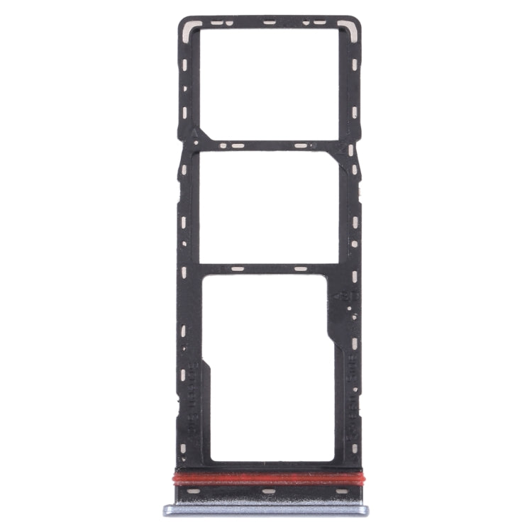 X687 SIM Card Tray + SIM Card Tray + Micro SD Card Tray, For Infinix Zero 8