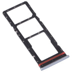 X687 SIM Card Tray + SIM Card Tray + Micro SD Card Tray, For Infinix Zero 8