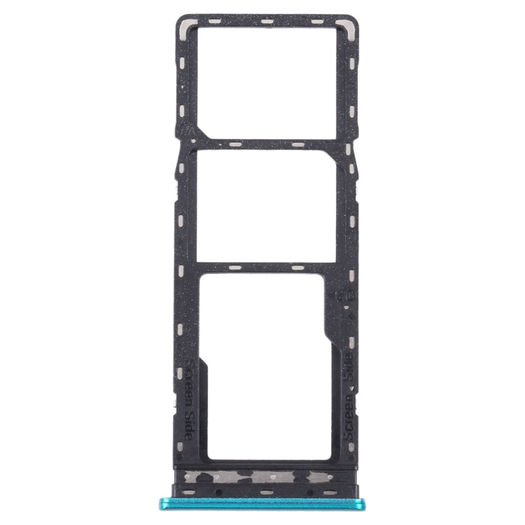SIM Card Tray + SIM Card Tray + Micro SD Card Tray, For Tecno Spark Go 2022/Spark 6 Go