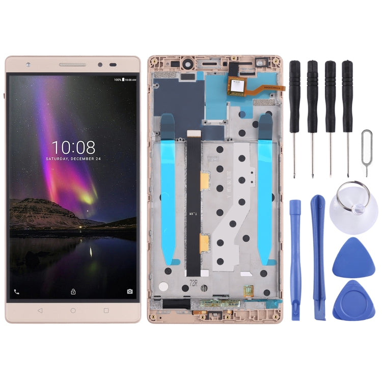 LCD Screen and Digitizer Full Assembly with Frame For Lenovo Phab2 Plus PB2-670N PB2-670M PB2-670Y
