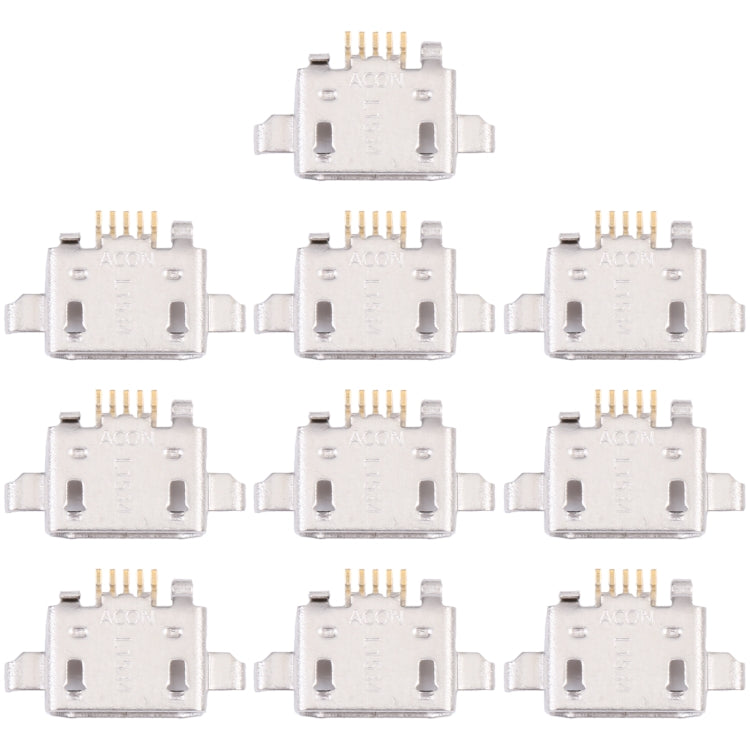 OT5051 10pcs Charging Port Connector, For Alcatel Pop 4