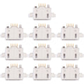 OT5051 10pcs Charging Port Connector, For Alcatel Pop 4