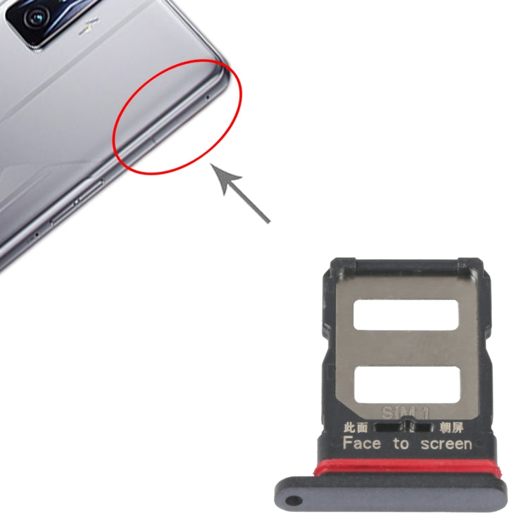 SIM Card Tray + SIM Card Tray, For Xiaomi Redmi K50/K50 Pro