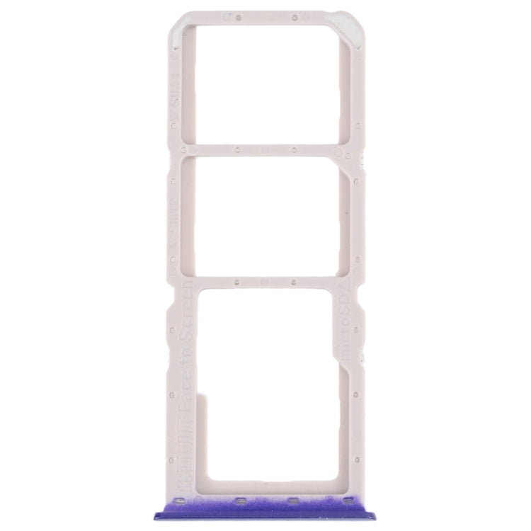 SIM Card Tray + SIM Card Tray + Micro SD Card Tray, For OPPO A52 4G — White