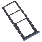 SIM Card Tray + SIM Card Tray + Micro SD Card Tray, For OPPO A16K — Black