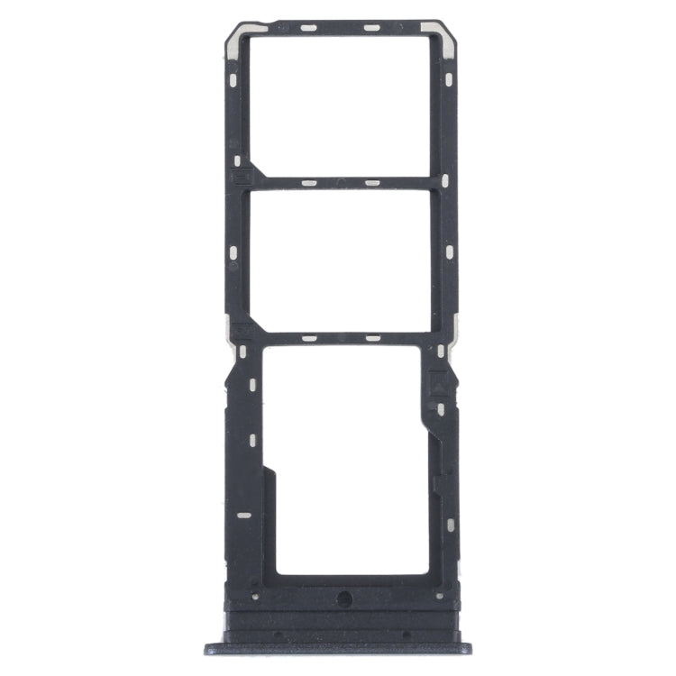 SIM Card Tray + SIM Card Tray + Micro SD Card Tray, For vivo Y16 — Blue