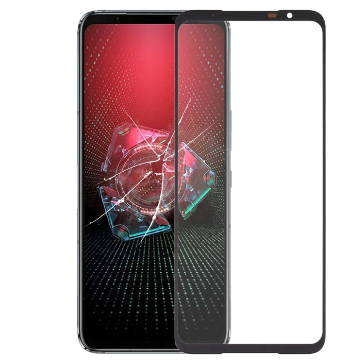 ZS673KS Front Screen Outer Glass Lens with OCA Optically Clear Adhesive, For Asus ROG Phone 5 Pro