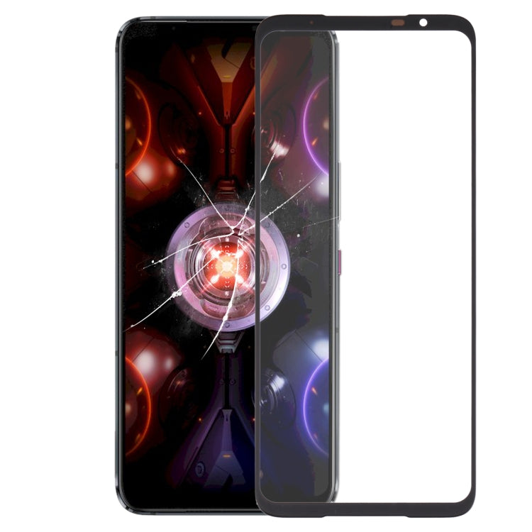 ZS676KS Front Screen Outer Glass Lens with OCA Optically Clear Adhesive, For Asus ROG Phone 5S / 5S Pro