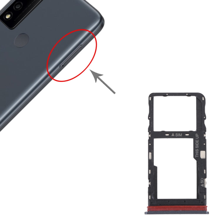 Original SIM Card Tray + Micro SD Card Tray, For TCL 30 V 5G