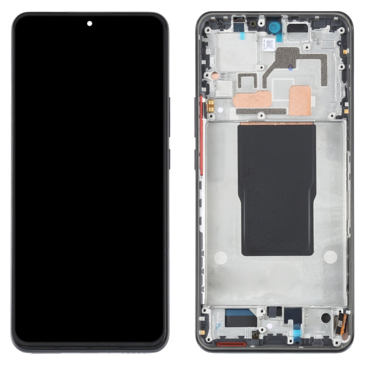 Original AMOLED LCD Screen For Xiaomi Redmi K50 Ultra / 12T / 12T Pro Digitizer Full Assembly with Frame