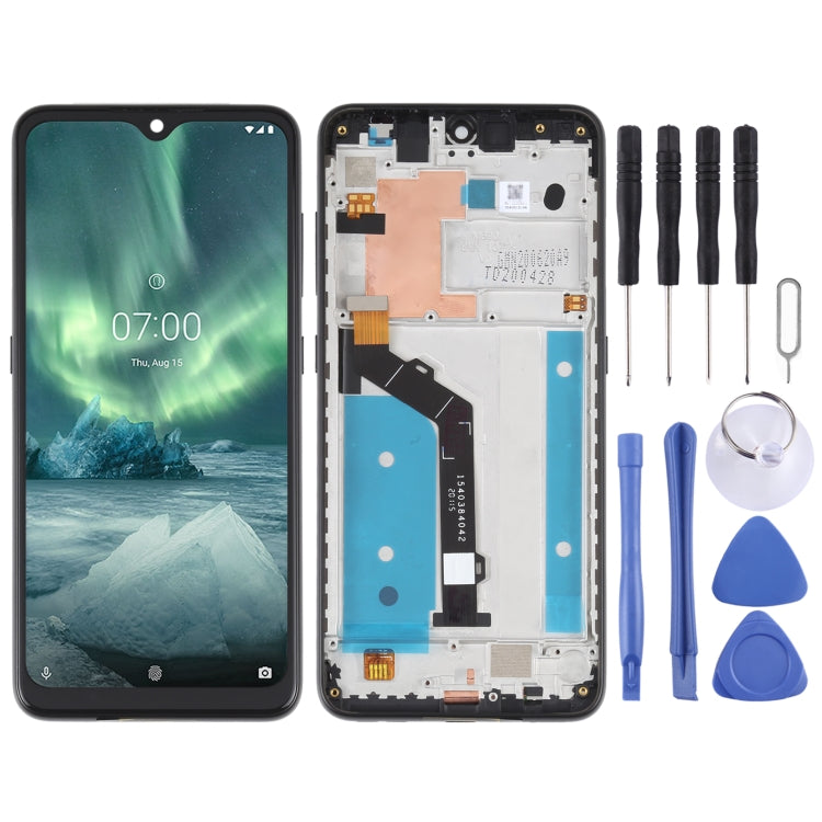 Original LCD Screen For Nokia 7.2 / 6.2 Digitizer Full Assembly with Frame
