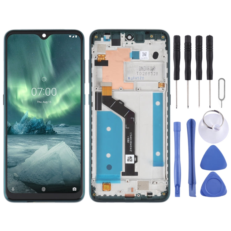 Original LCD Screen For Nokia 7.2 / 6.2 Digitizer Full Assembly with Frame