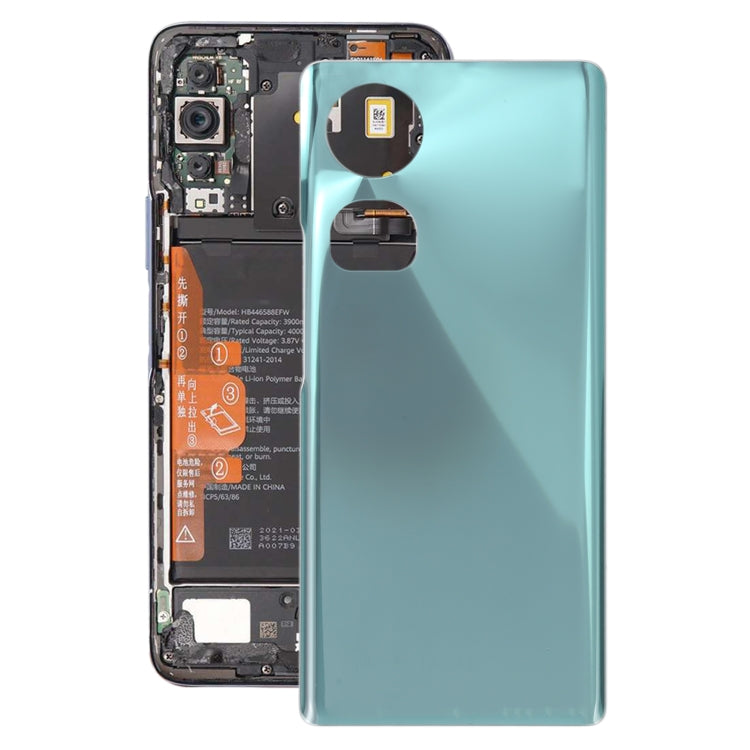 OEM Glass Battery Back Cover, For Honor 70 — Blue