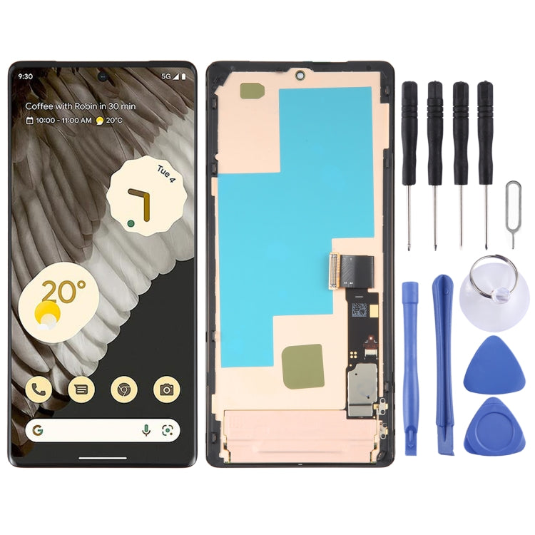 GV4BC GE2AE Original AMOLED LCD Screen Digitizer Full Assembly with Frame