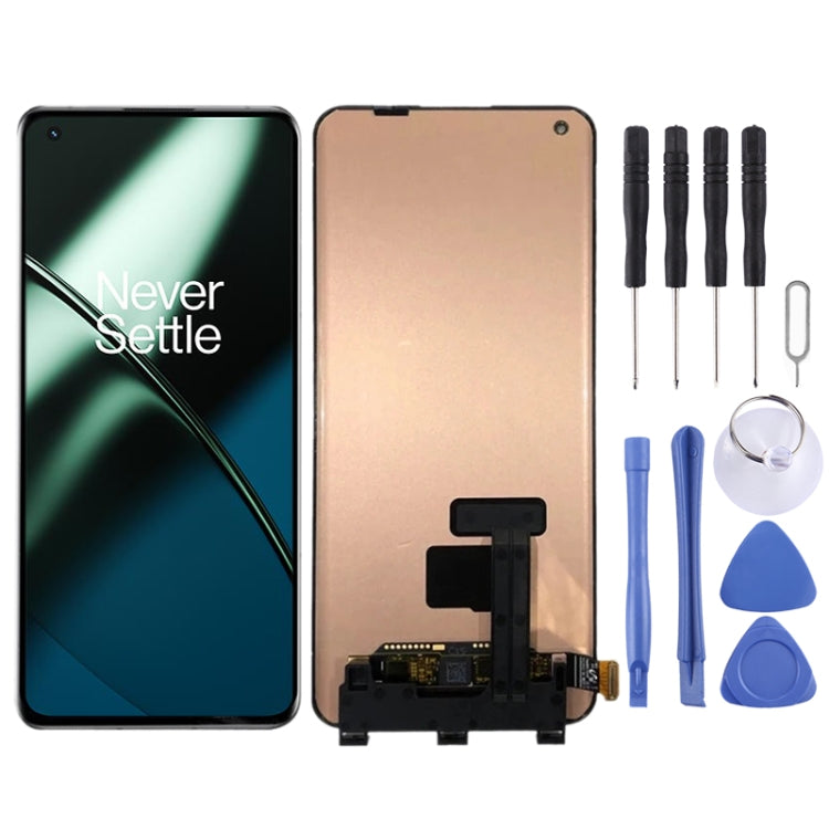Original Fluid AMOLED LCD Screen For OnePlus 11 PBH110 LTPO3 with Digitizer Full Assembly