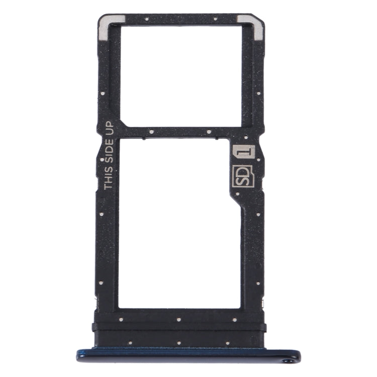 Original SIM Card Tray + Micro SD Card Tray, For Motorola Moto One Fusion Plus