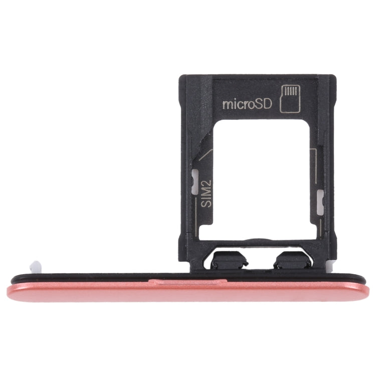 Original SIM Card Tray + Micro SD Card Tray, For Sony Xperia XZ1 Compact — Blue