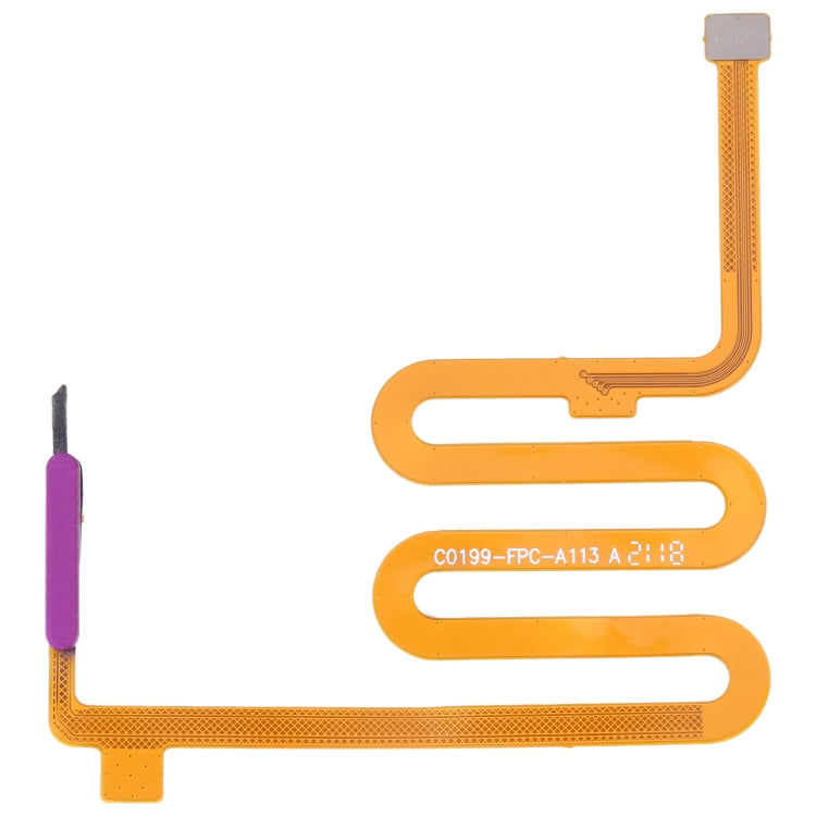X695 Original Fingerprint Sensor Flex Cable, For Infinix Note 10 Pro NFC — Silver