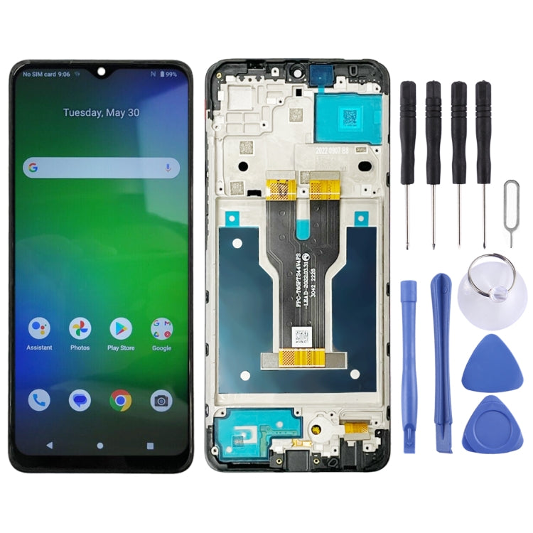 Original LCD Screen For Cricket Icon 4 WTCKT01 Digitizer Full Assembly with Frame