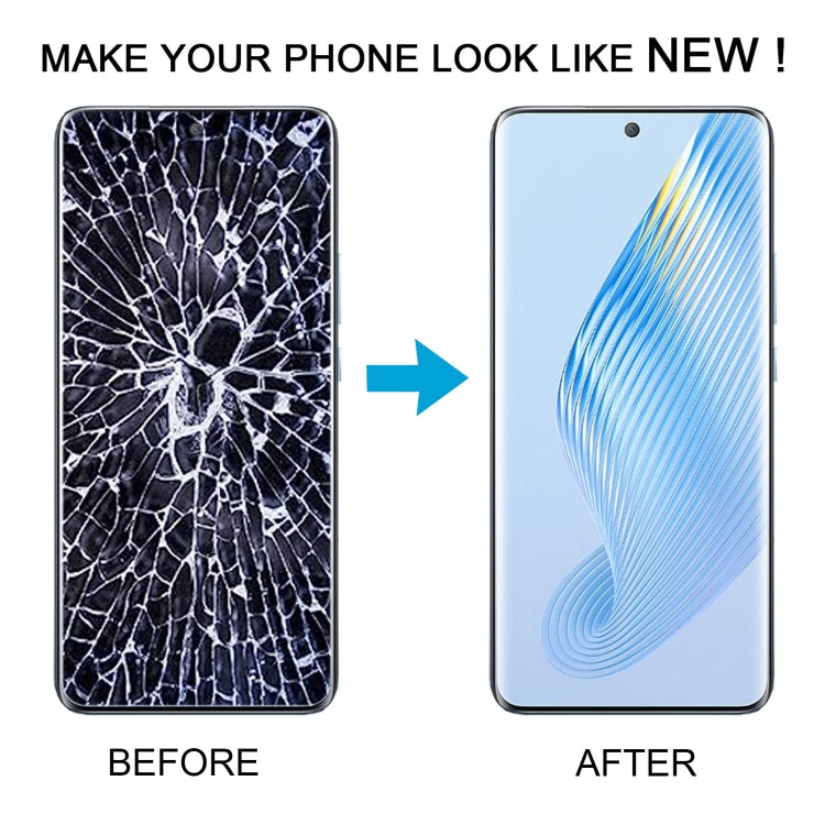 Original LCD Screen Digitizer Full Assembly with Frame, For Honor Magic5