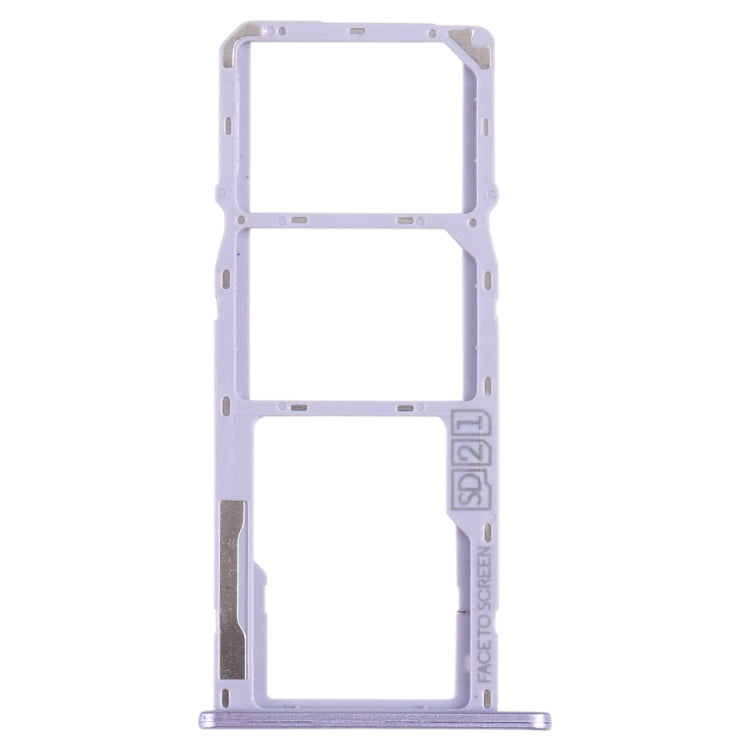 SIM Card Tray + SIM Card Tray + Micro SD Card Tray, For Motorola Moto G7 Play