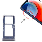 SIM Card Tray + Micro SD Card Tray, For Motorola Moto G Play 2021 — Blue
