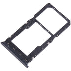 SIM Card Tray + Micro SD Card Tray, For Motorola Moto G Pure — Black