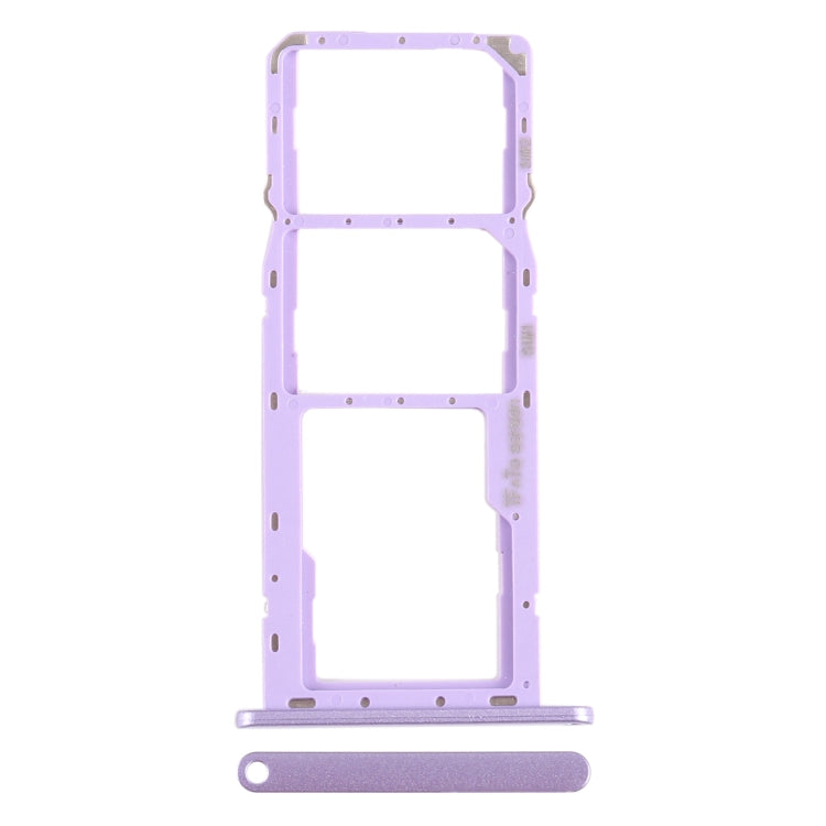 Original SIM + SIM + Micro SD Card Tray, For Nokia G20 — Silver