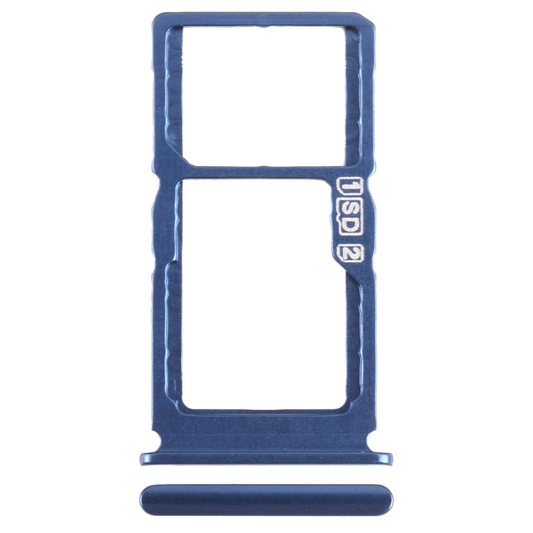 Original SIM + SIM / Micro SD Card Tray, For Nokia 8.3 — Blue