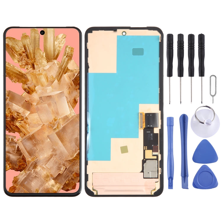 GKWS6 G9BQD Original LCD Screen With Digitizer Full Assembly with Frame, For Google Pixel 8
