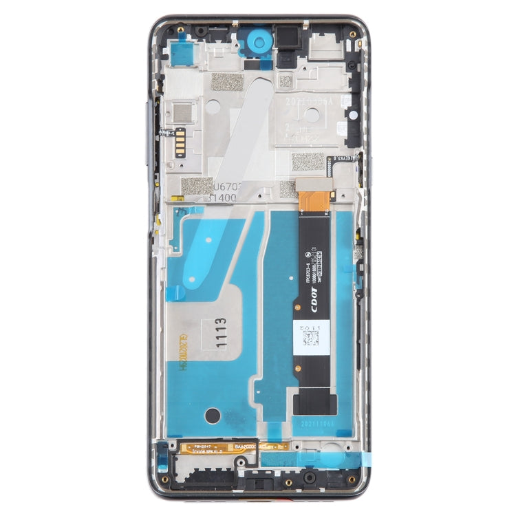 OEM LCD Screen Digitizer Full Assembly with Frame, For TCL 20 5G — Black