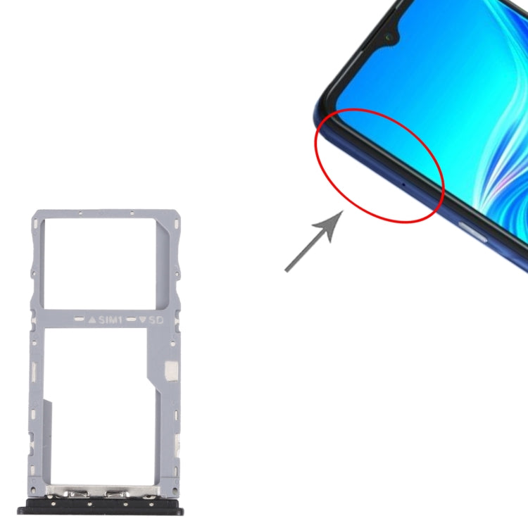 Original SIM Card Tray + Micro SD Card Tray, For TCL 20Y