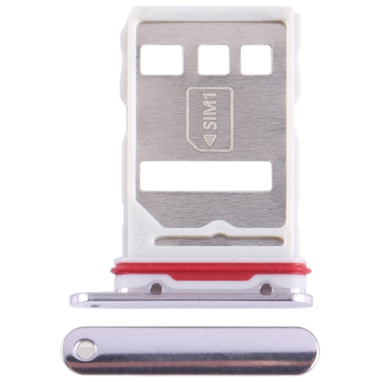 SIM Card Tray, For Huawei Mate 50 Pro — Silver