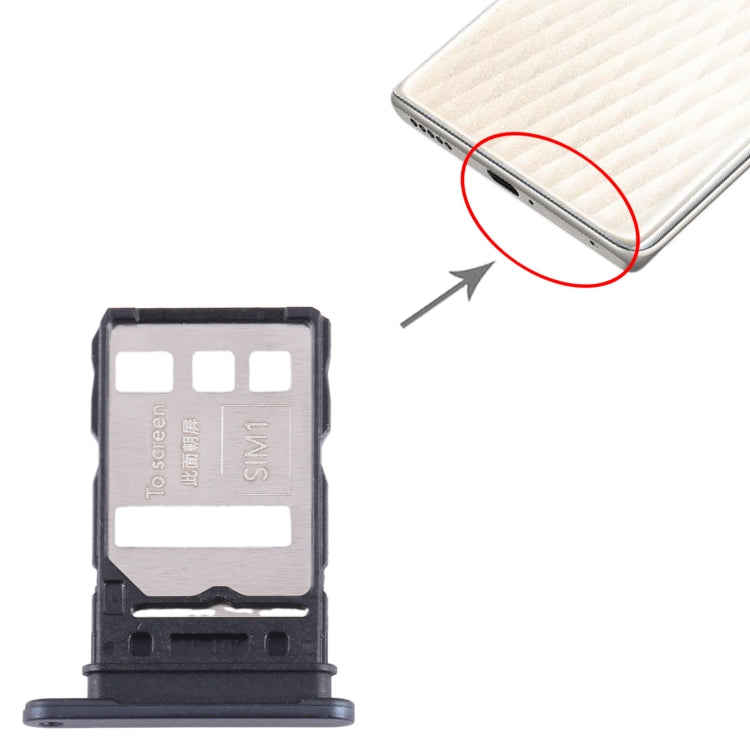 SIM + SIM Card Tray, For Honor 80 Pro