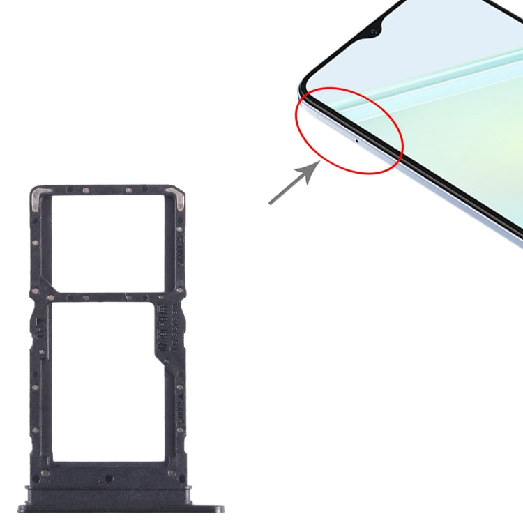 SIM + SIM / Micro SD Card Tray, For Honor Play6C