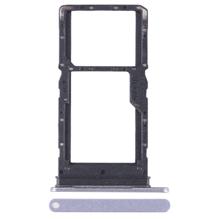For Honor X8 5G SIM + SIM / Micro SD Card Tray, For Honor X8 5G — Silver