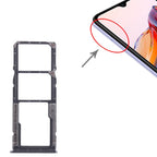 SIM Card Tray + SIM Card Tray + Micro SD Card Tray, For Xiaomi Poco C55