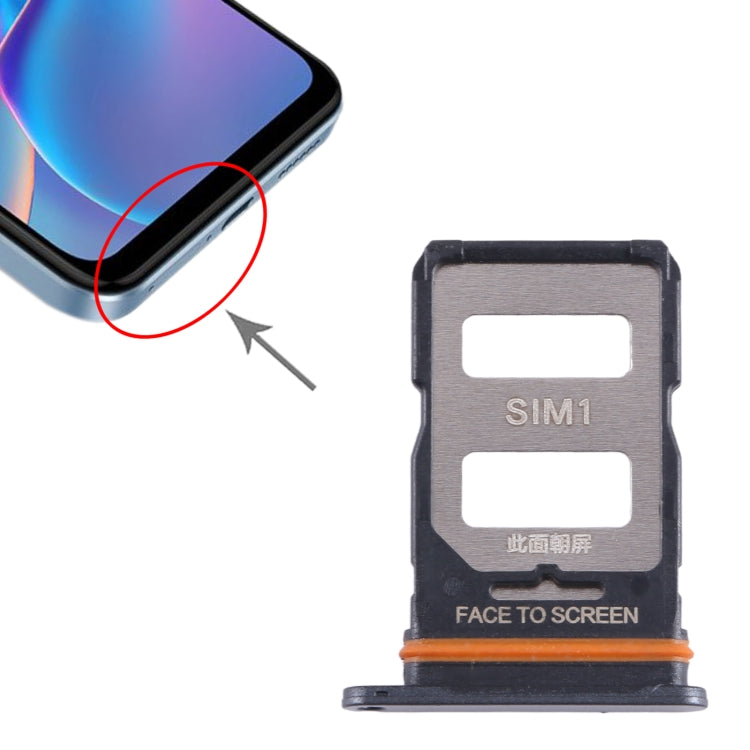 For Xiaomi Redmi Note 12T Pro SIM Card Tray + SIM Card Tray, For Xiaomi Redmi Note 12T Pro — Blue