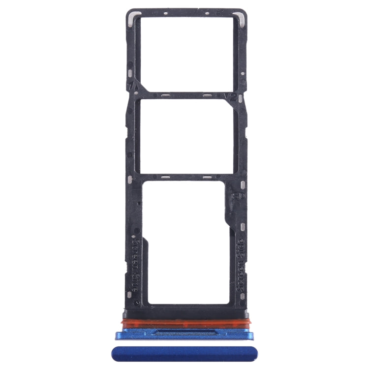SIM Card Tray + SIM Card Tray + Micro SD Card Tray, For Tecno Pop 5 Pro