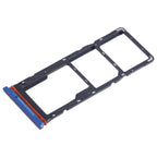 SIM Card Tray + SIM Card Tray + Micro SD Card Tray, For Tecno Pop 5 Pro