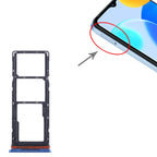 SIM Card Tray + SIM Card Tray + Micro SD Card Tray, For Tecno Pop 5 Pro