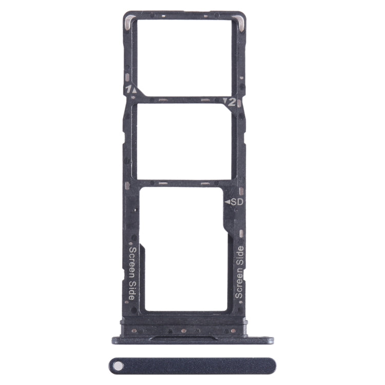 BF7n SIM Card Tray + SIM Card Tray + Micro SD Card Tray, For Tecno Spark Go 2023
