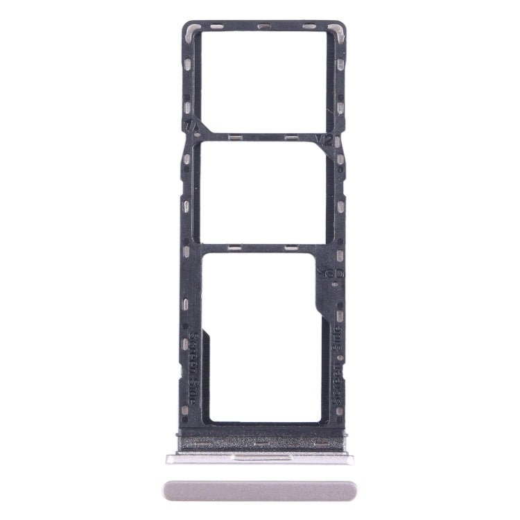 BF7 SIM Card Tray + SIM Card Tray + Micro SD Card Tray, For Tecno Pop 7 Pro