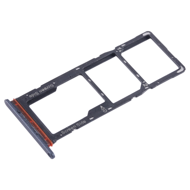 BF6 SIM Card Tray + SIM Card Tray + Micro SD Card Tray, For Tecno Pop 7