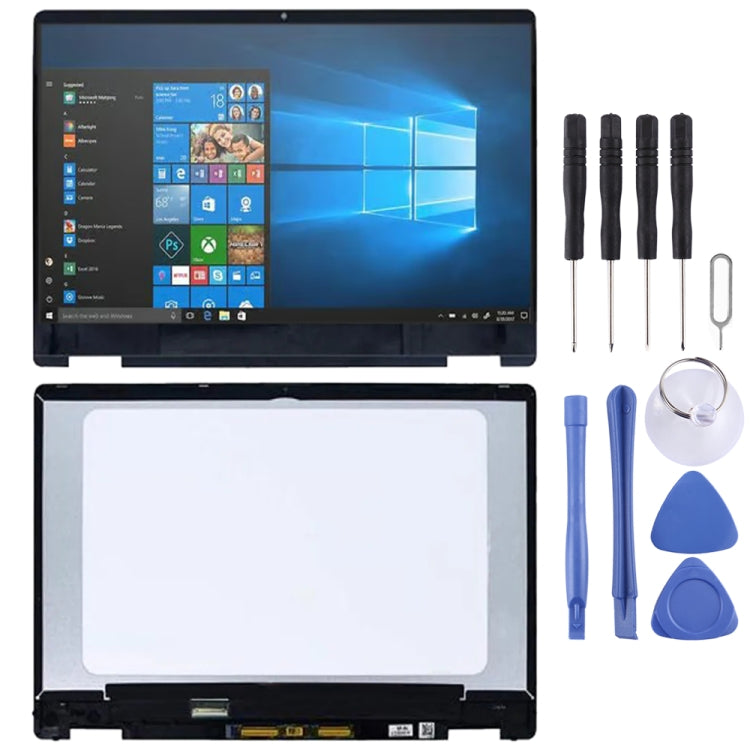 LCD Screen Digitizer Full Assembly with Frame, For HP Pavilion X360 14 DH